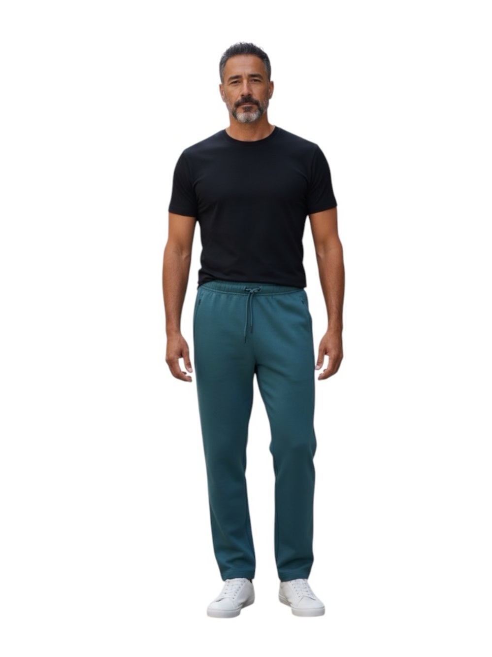 Reebok Men's Flow Teal Green Drawstring Joggers